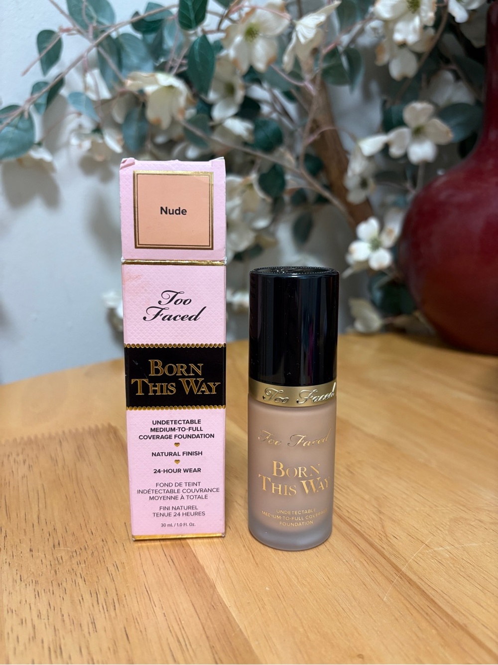 Too Faced Born This Way Foundation In NUDE, New Formula, Full Sz 1oz, AUTHENTIC